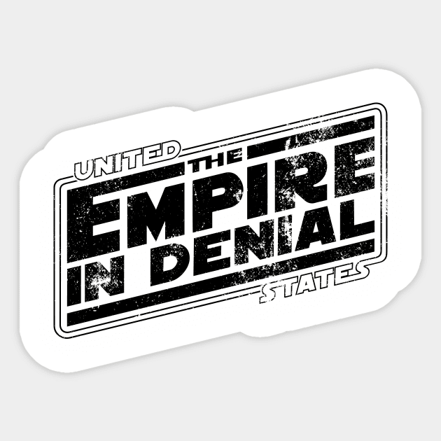 The Empire in Denial (Light) Sticker by TheFactorie